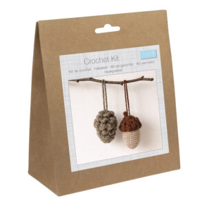 Crochet Kit: Amigurumi: Pinecone and Acorn