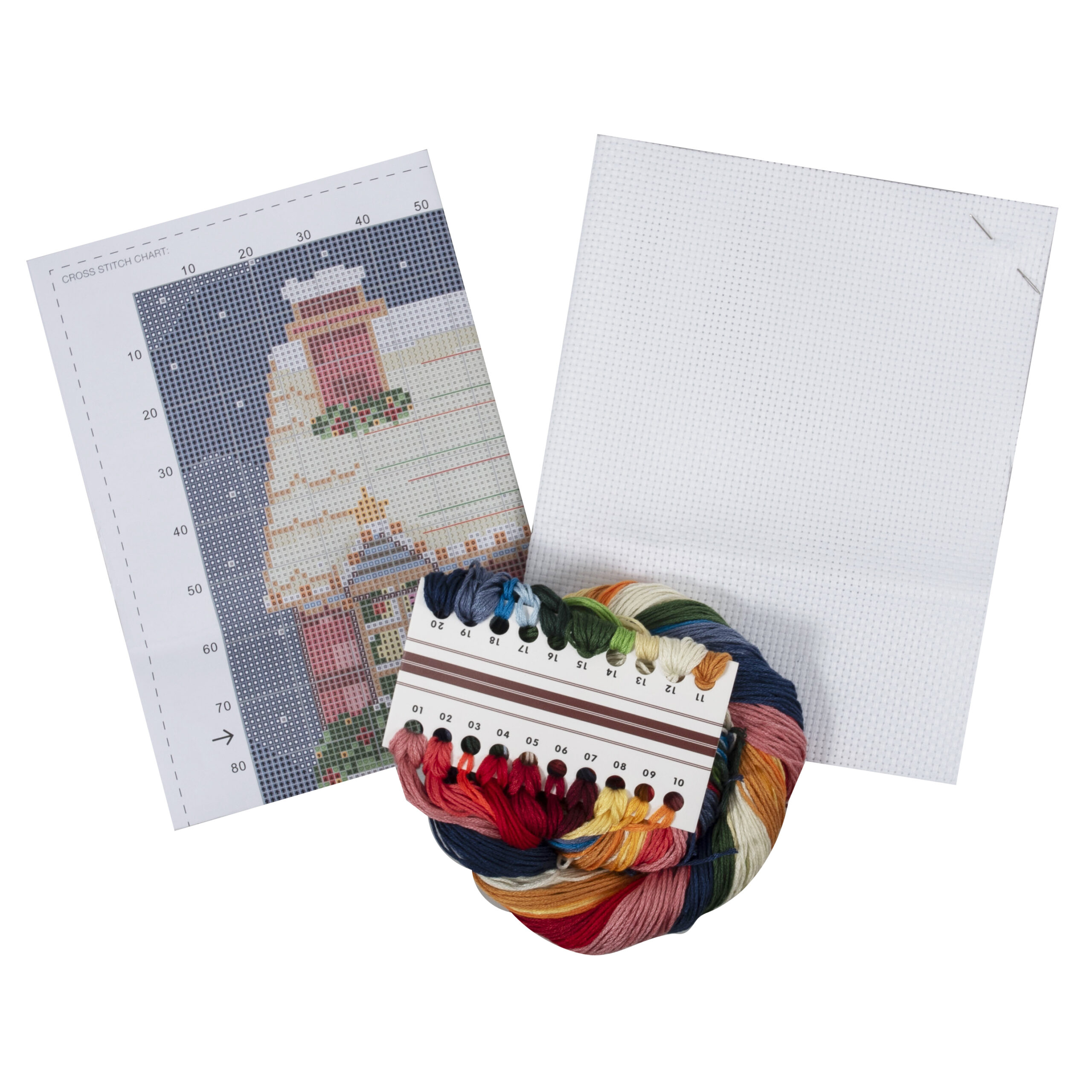 Counted Cross Stitch Kit: Large: Festive house - Image 2