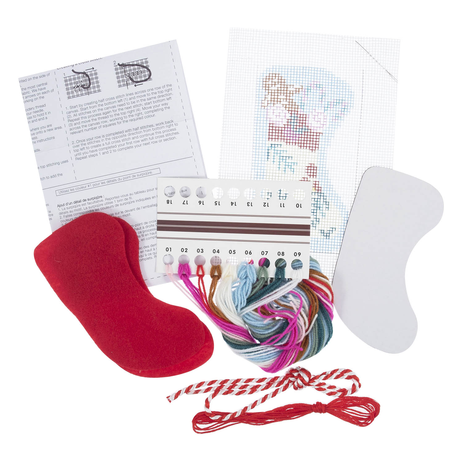 Half Stitch / Tapestry Decoration Kit: Christmas: Stocking - Image 2