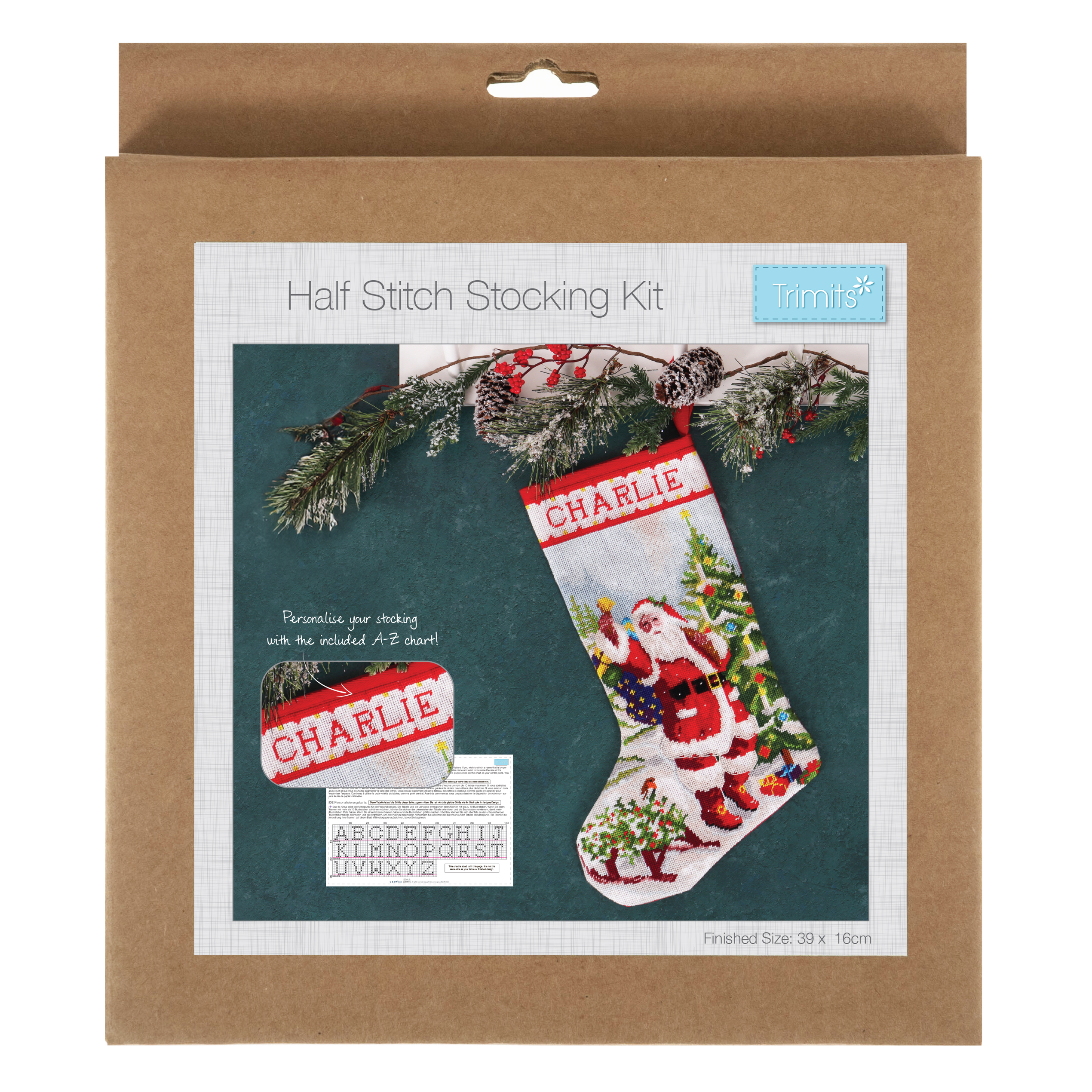 Half Stitch / Tapestry Kit: Stocking: Father Christmas