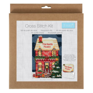 Counted Cross Stitch Kit: Large: Festive house