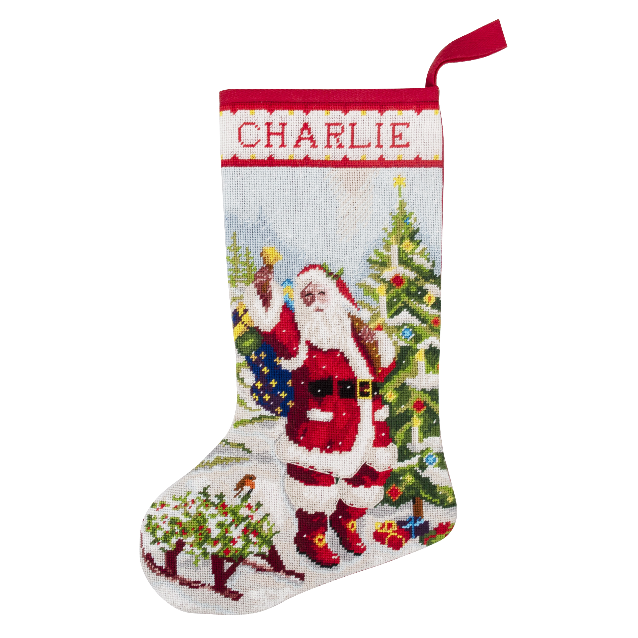 Half Stitch / Tapestry Kit: Stocking: Father Christmas - Image 3