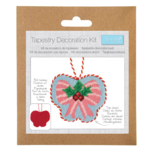 Half Stitch / Tapestry Decoration Kit: Christmas: Bow