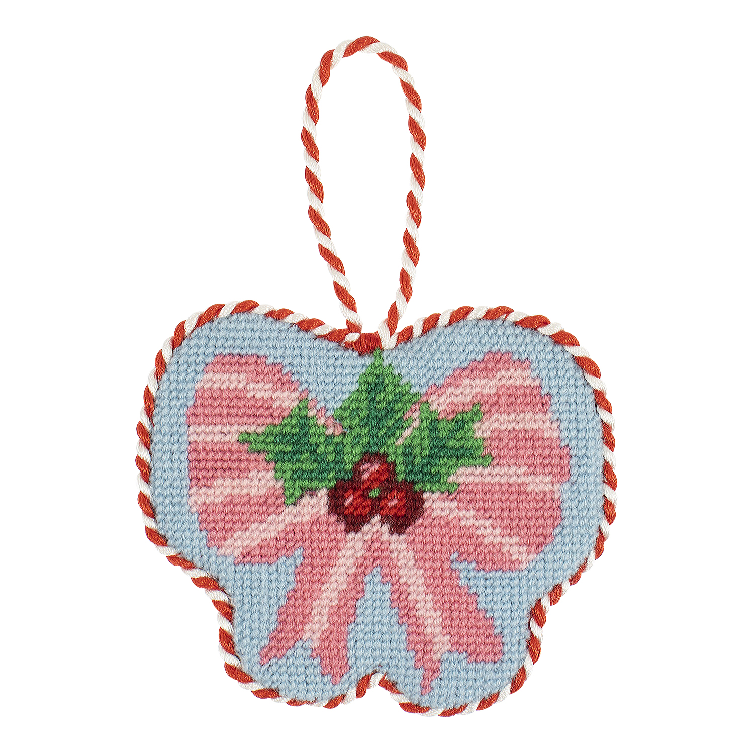 Half Stitch / Tapestry Decoration Kit: Christmas: Bow - Image 4