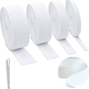 Off the Roll Black Elastic (Flat)