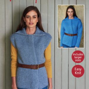 Jacket and Waistcoat in Hayfield Super Chunky With Wool
