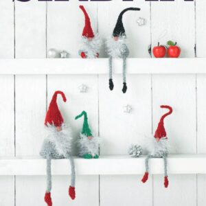Christmas Elves in Hayfield Bonus Glitter DK & Sirdar Funny Fur