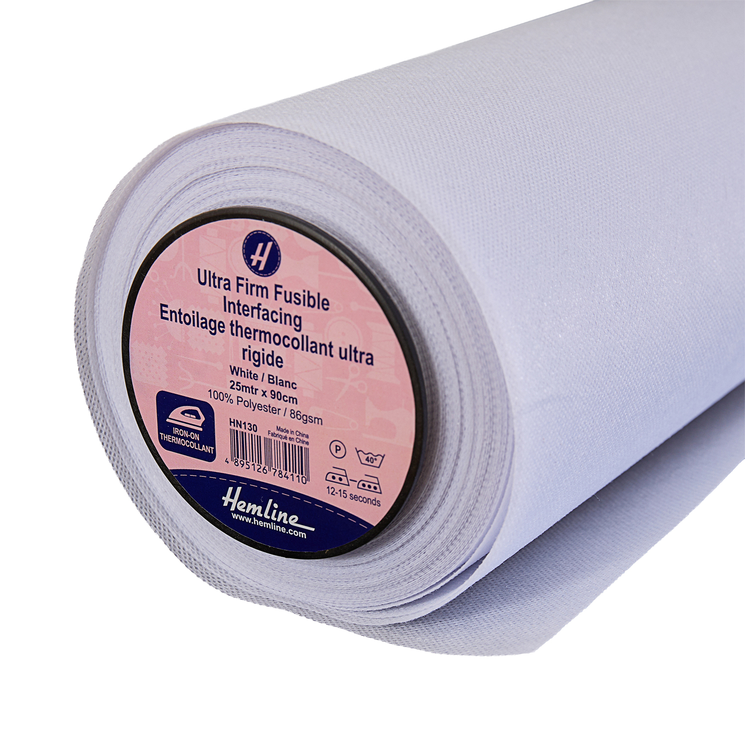 Interfacing: Heavy: Iron-on (90cm x 1 Metre)