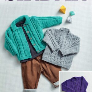 Baby's and Girls Cardigans and Sweater in Sirdar Snuggly DK