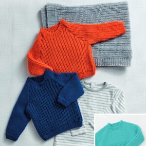 Sweaters and Blanket in Sirdar Snuggly DK