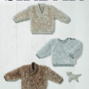 Baby Boy's Sweaters in Sirdar Funky Fur and Snuggly DK
