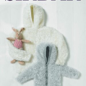 Sweater with Hood and Jacket with Hood in Sirdar Funky Fur & Snuggly DK